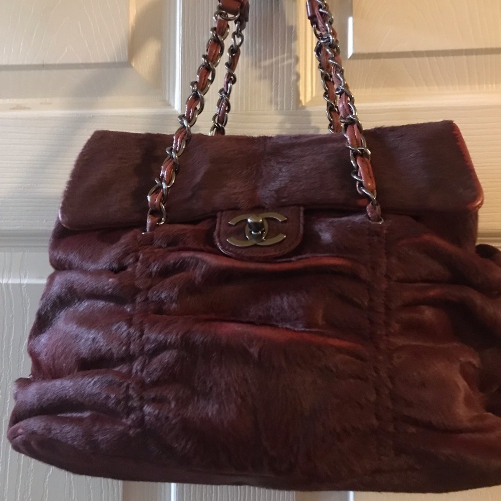 Chanel bag fur